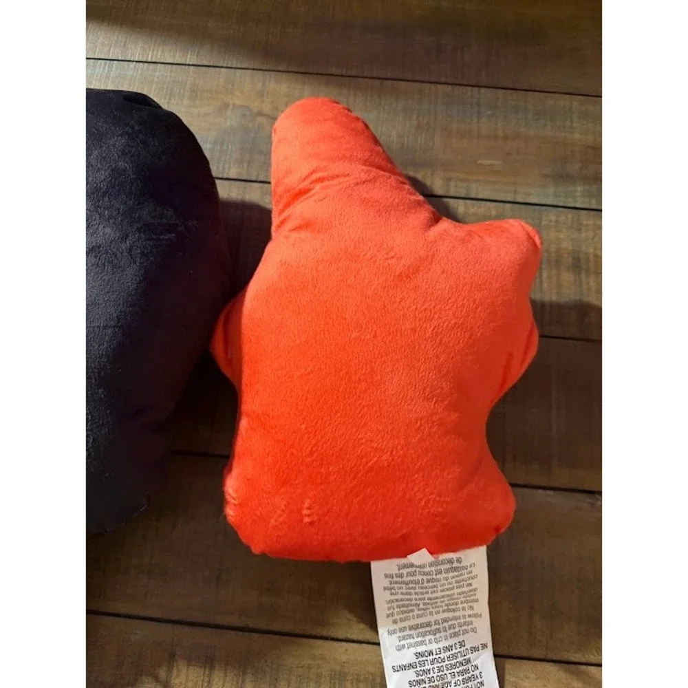 Peanuts Halloween Plush Pillow Set Snoopy Vampire Woodstock Witch 2pc Decor